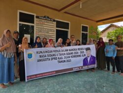 Dani Sukisno Anggota DPRD OKI Dari Partai Demokrat Kembali Gelar Reses Serap Aspirasi Masyarakat